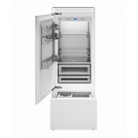 BERTAZZONI REF755BBLPTT/24 Εντοιχιζόμενος Ψυγειοκαταψύκτης LUXURY SLOT-IN 75cm Λευκό
